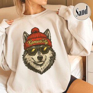 Kansas City Football Graphic Style Crewneck Sweatshirt 165